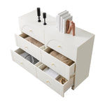 Chest of Drawers with 6 Drawers, White