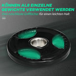 Weight Plates Tri-Grip 2x10KG Olympic, Rubberized
