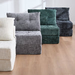 Folding Sofa Bed with Pillows, Foldable Mattress & Backrest, Portable Floor Sofa