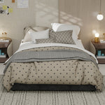 Bed Frame 140x200cm with Gas Lift - Dutch Velvet Grey