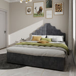 Modern Minimalist Soft Bed, 160*200CM, Gray