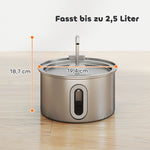 Cat Fountain 2.5L Quiet Pump LED Activated Carbon Filter