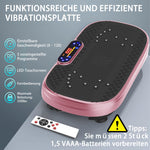 Vibration Plate Whole Body Fitness with Resistance Bands Speed Control