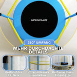 Children's Trampoline, Safety Net Non-Slip Legs, Colorful