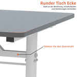 Adjustable Study Desk, Height-Adjustable Multi-Purpose Home/Office, Compact Design