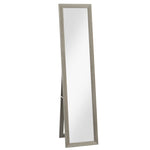 Standing Mirror Full Length Dressing Wardrobe Aluminum Gray