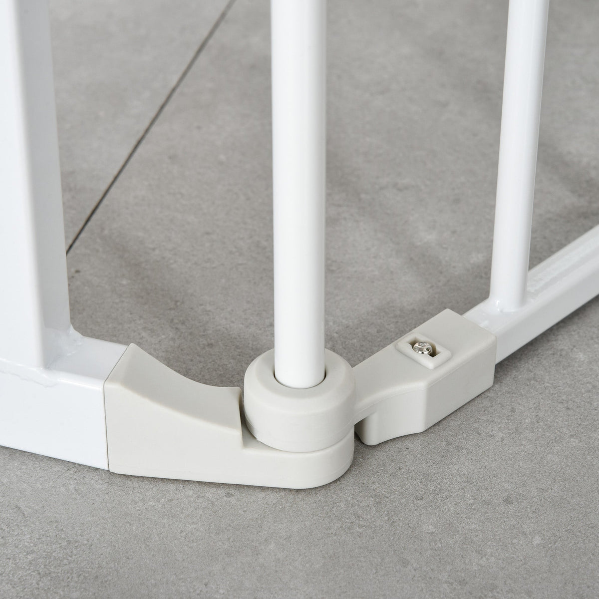 Dog Barrier, 3 Elements, Safety Door, White Plastic
