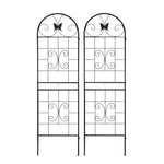 Metal Garden Trellis, 2 Pack for Climbing Plants, Metal