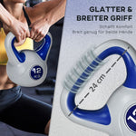 Kettlebell 12 KG, Strength Training & Fitness, Blue
