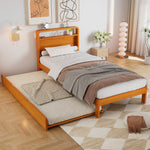 Wooden Bed 90x200cm with 90x190cm Pull-Out Bed, Wood