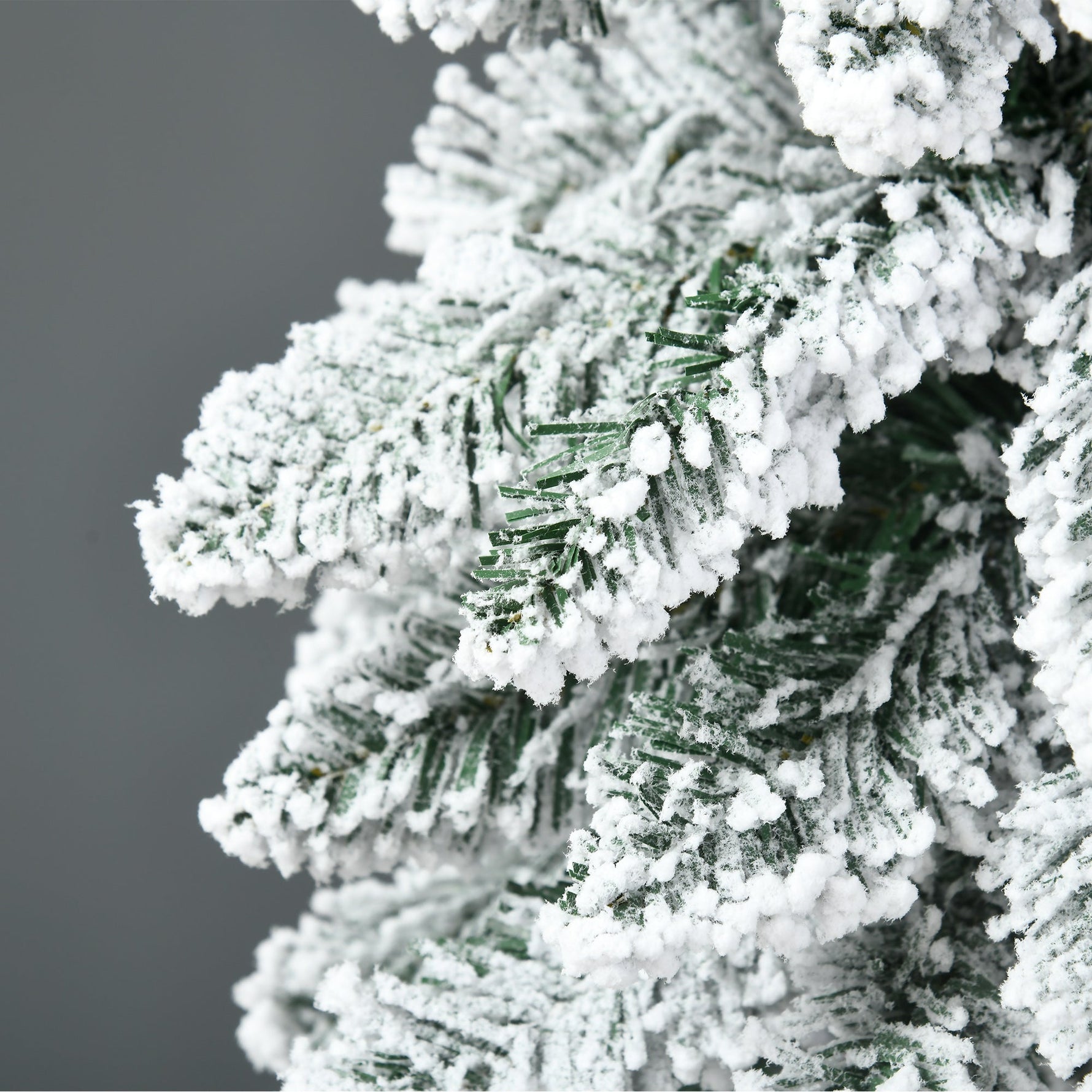 Artificial Christmas Tree with Snow and Stand, 180 cm, Green