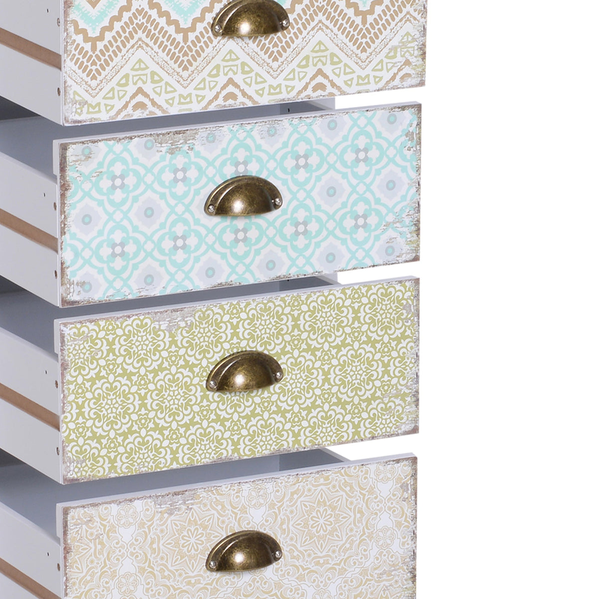 Chest of Drawers, 5 Drawers Anti-Tip, Colorful