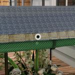 Raised Garden Bed, Steel, Bird Netting, 230x110x110cm, Dark Grey