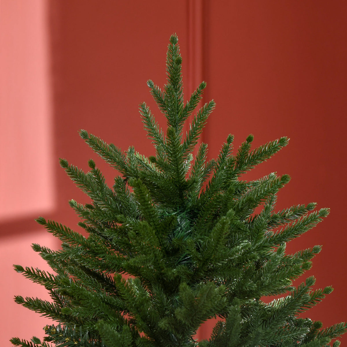 Christmas Tree, Artificial Fir, Realistic, Quick Assembly, Green Plastic