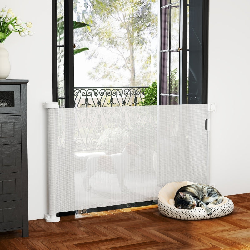 Stair Gate, Extendable 0-136cm, 87cm High, White