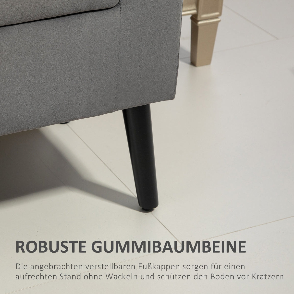 Upholstered Bench with Storage Space, Armrests, Dark Grey Velvet