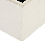 Pet Stairs, Foldable 3 Steps with Storage, MDF White