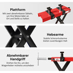 Motorcycle Jack, 500 kg Load, Adjustable Scissor Lift, Metal