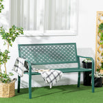 Garden Bench, 280 kg Load Capacity Weatherproof, Dark Green