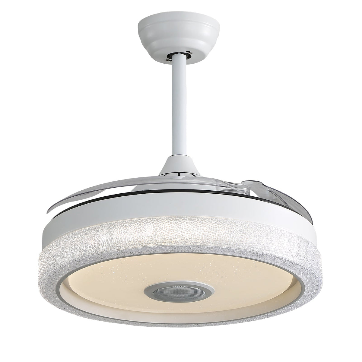 42-inch Ceiling Fan, Multi-Colored 32W LED Light & DC Motor, ABS Blades