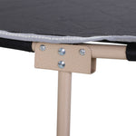 Camp Bed, Foldable Camping, 190x68x52 cm Oxford Black