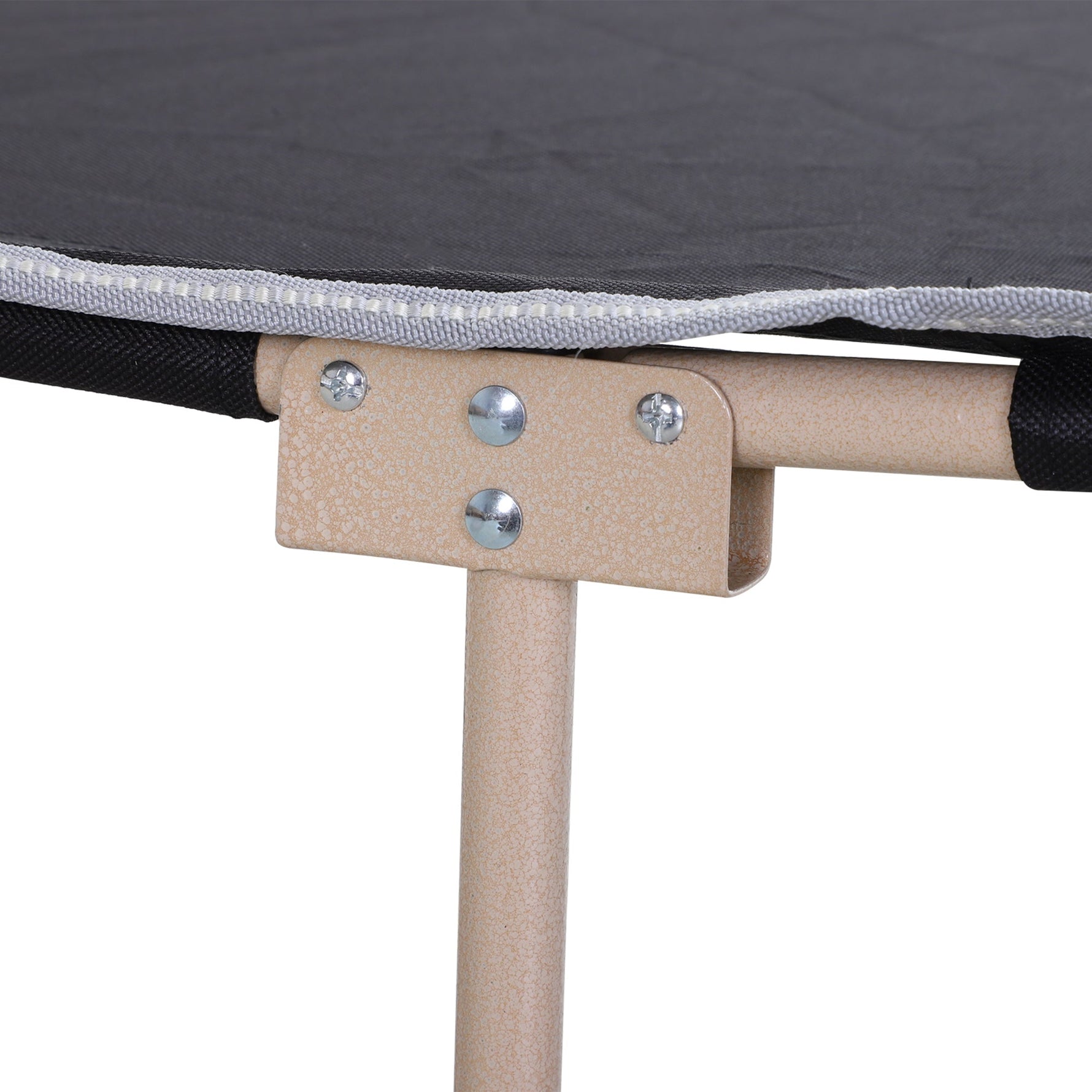 Camp Bed, Foldable Camping, 190x68x52 cm Oxford Black