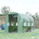 Walk-in Tunnel Greenhouse 2.95x2x2m 6 Windows UV Protection Garden
