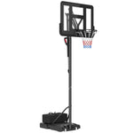 Outdoor Basketball Hoop, Adjustable Height, Shatter-Proof Backboard, Adults