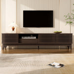 TV Cabinet Lowboard 1 Drawer 3 Doors 170cm Vintage Wood Finish