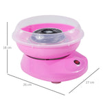 Cotton candy machine for parties & events, easy handling, quick results, pink