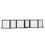 Dog Gate, Bidirectional Folding, Pinewood