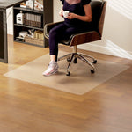 Floor Protection Mat, Non-Slip 1.5mm Thick 120x120cm, Transparent