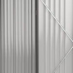 Garden Shed Lockable Cabinet Pent Roof 1.34 m² Galvanized Steel, Black