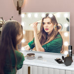 LED Vanity Mirror, 3 Light Modes, Dimmable, USB, White