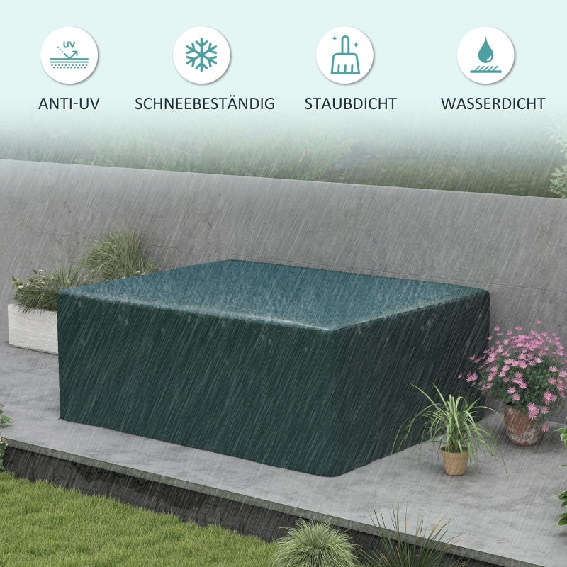 Tarpaulin Garden Furniture Cover Waterproof UV Protection PE Green