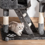 Cat Scratching Post, Ceiling Height, Sisal Rope, Dark Grey