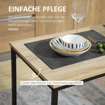 Dining Set 3-Piece 2 Chairs Small Spaces, Oak
