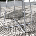 3-piece Bistro Set, Balcony Furniture, Mesh Light Grey