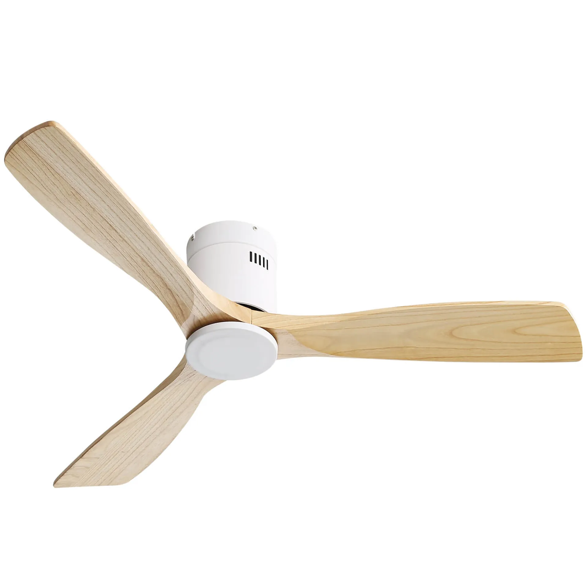 Ceiling Fan 52-Inch, Reversible DC Motor, 3 Solid Wood Blades