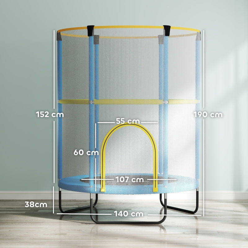 Children's Trampoline, Safety Net Non-Slip Legs, Colorful