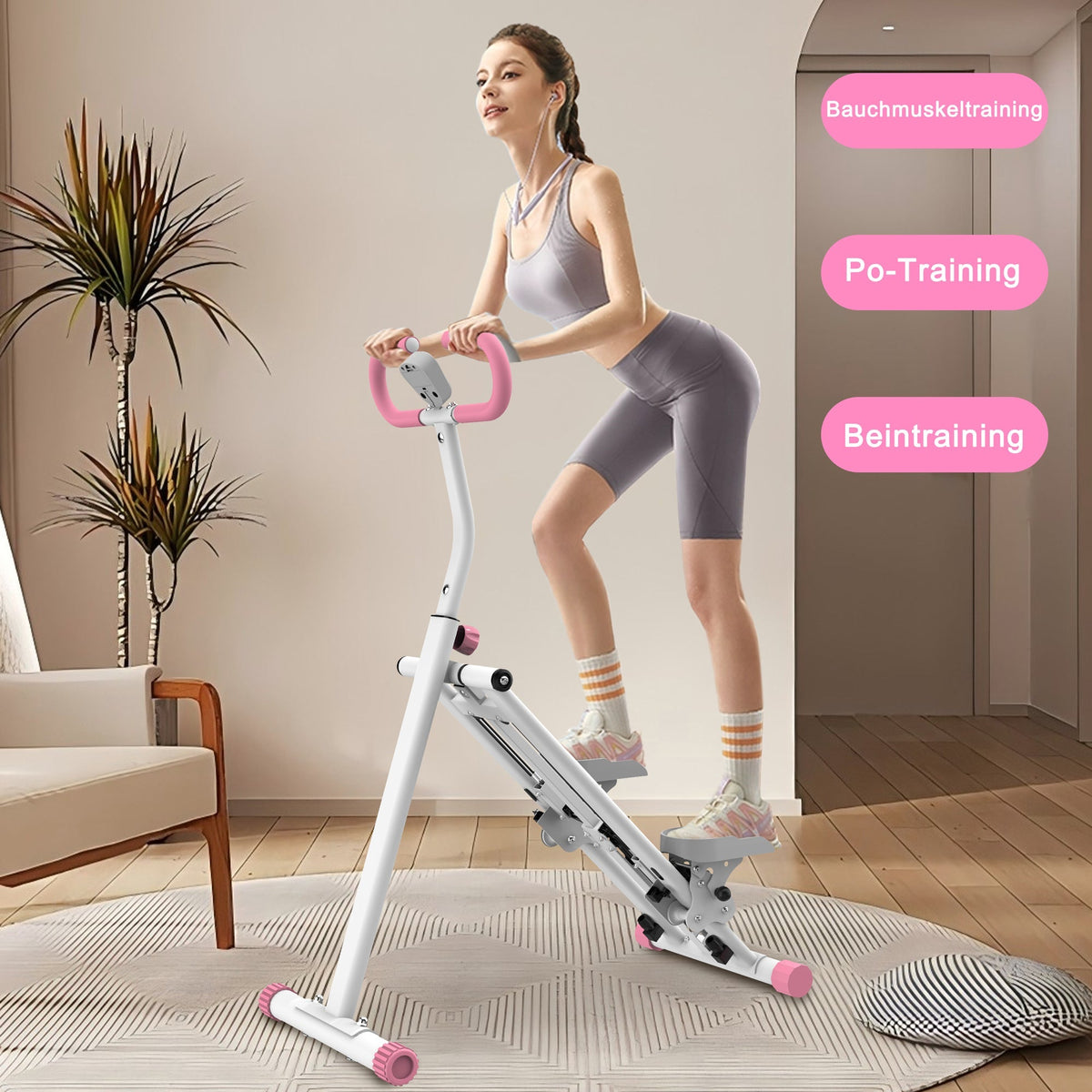 Stair Stepper Adjustable Resistance Home Gym Equipment