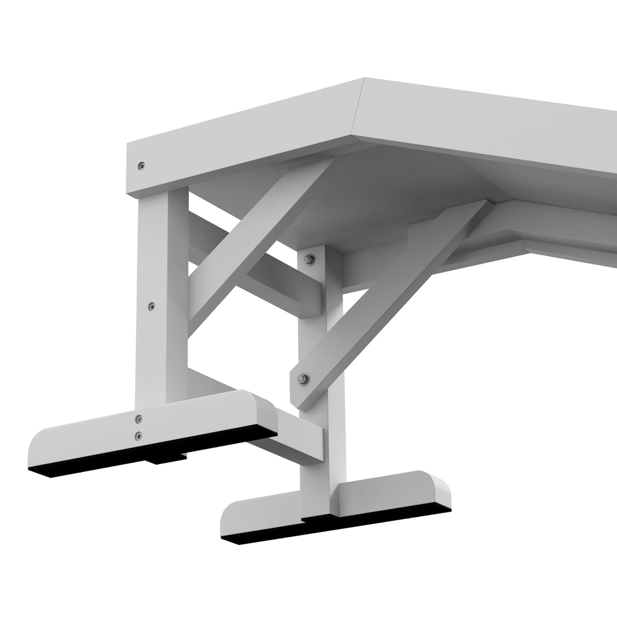 Pet Ramp, Non-Slip Carpet, for Dogs up to 30 kg, Pinewood Polyester White+Gray