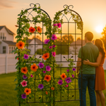 Garden Trellis, 2 Pack Climbing Plants, Metal