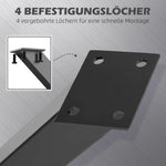 Table Legs X-Shape for Dining Desk Coffee Table Steel Black