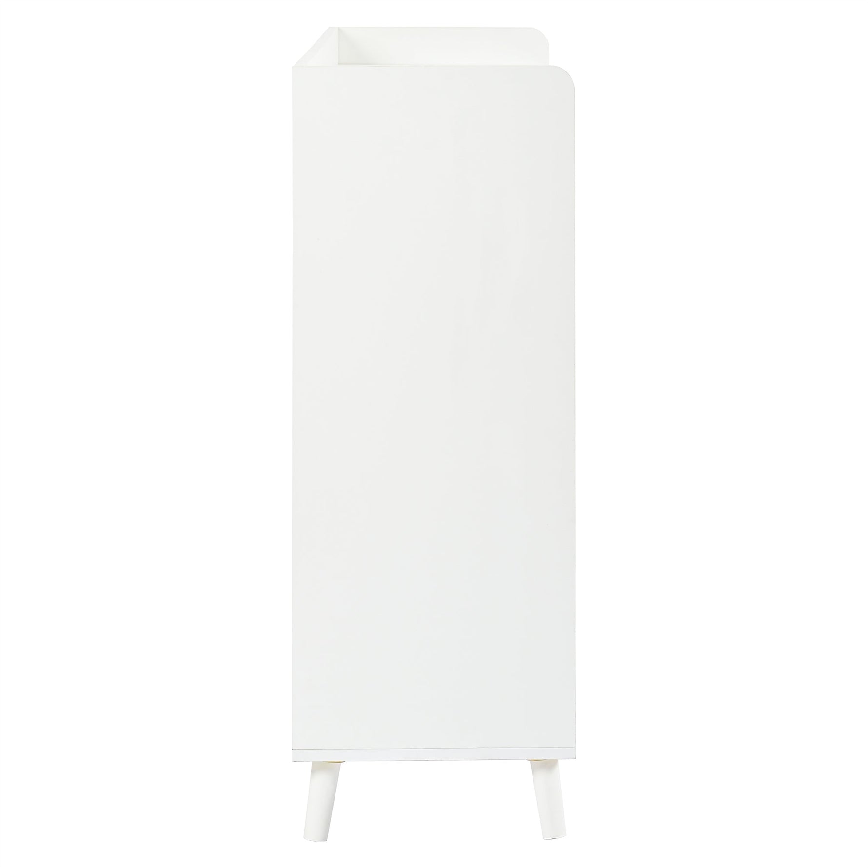Modern Sideboard Chest of Drawers Shoe Cabinet with Large Storage, Adjustable Shelf, White