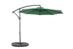 14.8 Ft Double Sided Outdoor Umbrella, Rectangular Large with Crank, Dark Green