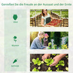 Greenhouse Foil 3.97 x 3.02 x 2m UV Protection Windproof Steel White