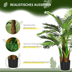 Artificial Palm Tree 100cm 27 Branches Indoor Outdoor Green
