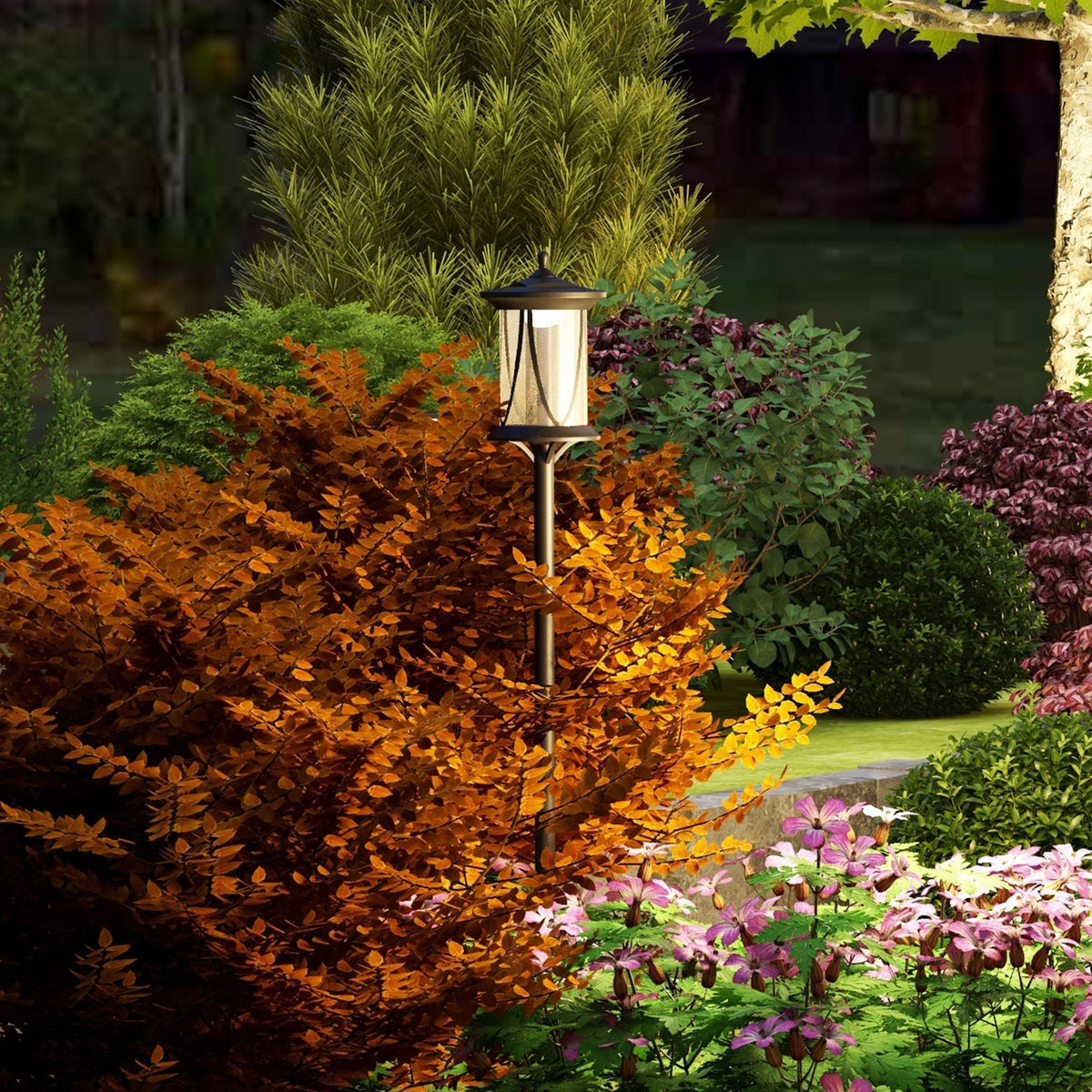 Solar Street Light LED, Cool White, Waterproof, Black