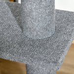Cat Tree, Height-Adjustable Ceiling-High Climbing, Gray